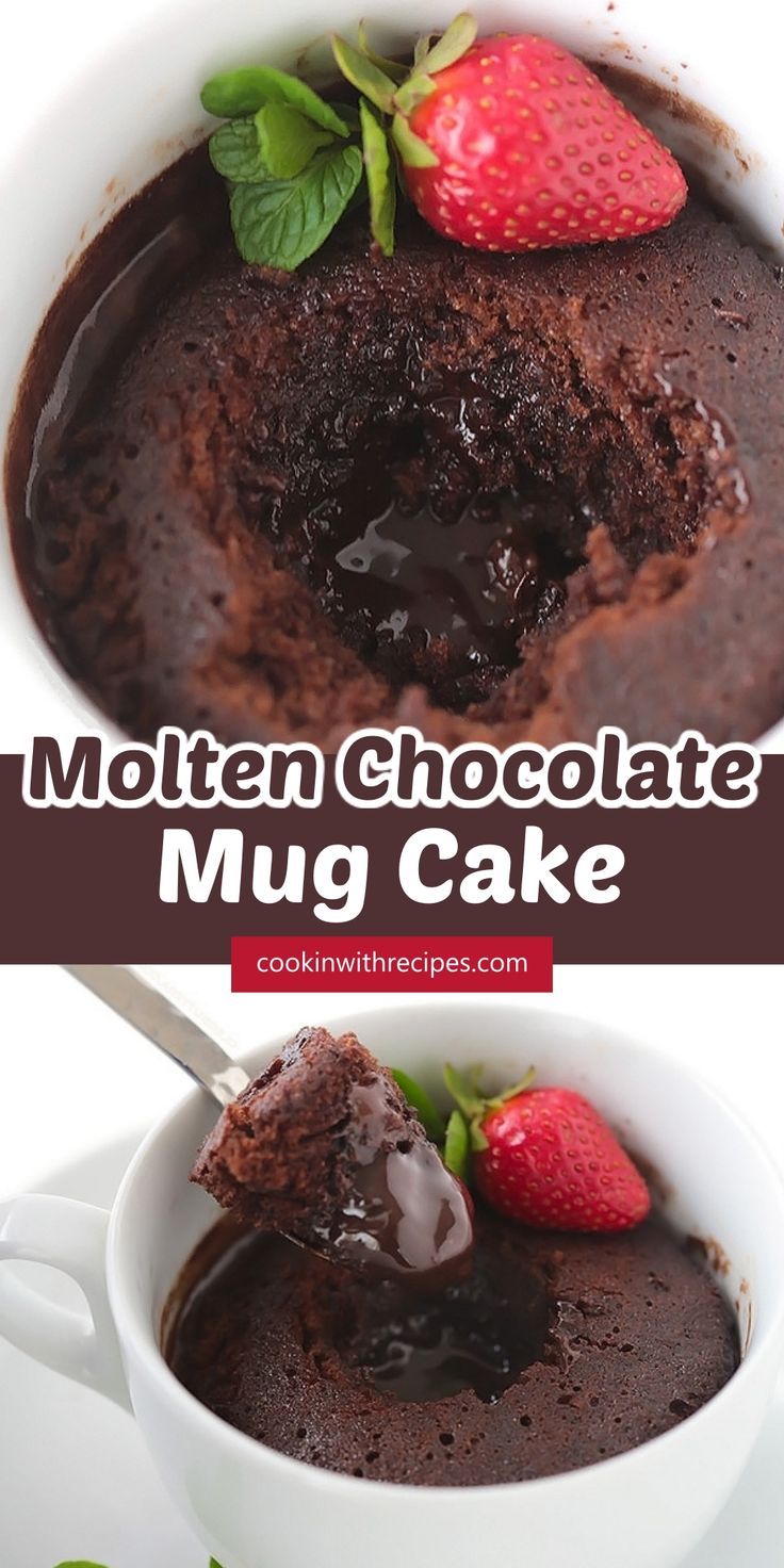 Molten Chocolate Mug Cake Recipe