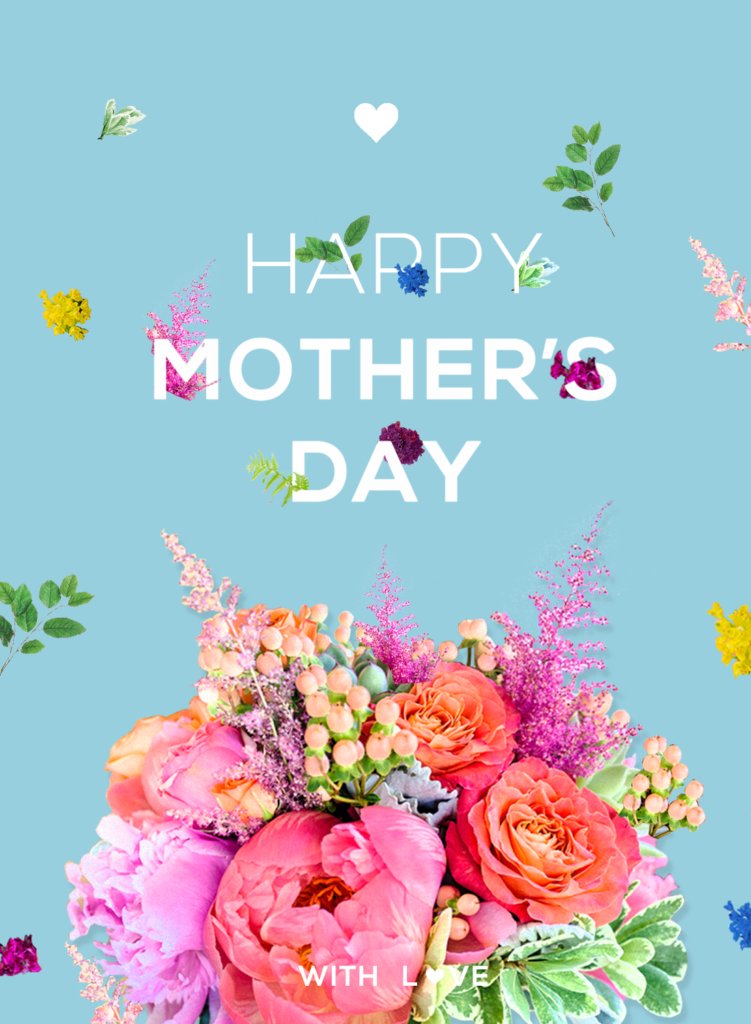Mothers Day Poster Florals And Type Poster Images
