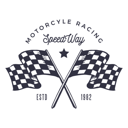 Motorcycle racing flag logo HD Wallpaper
