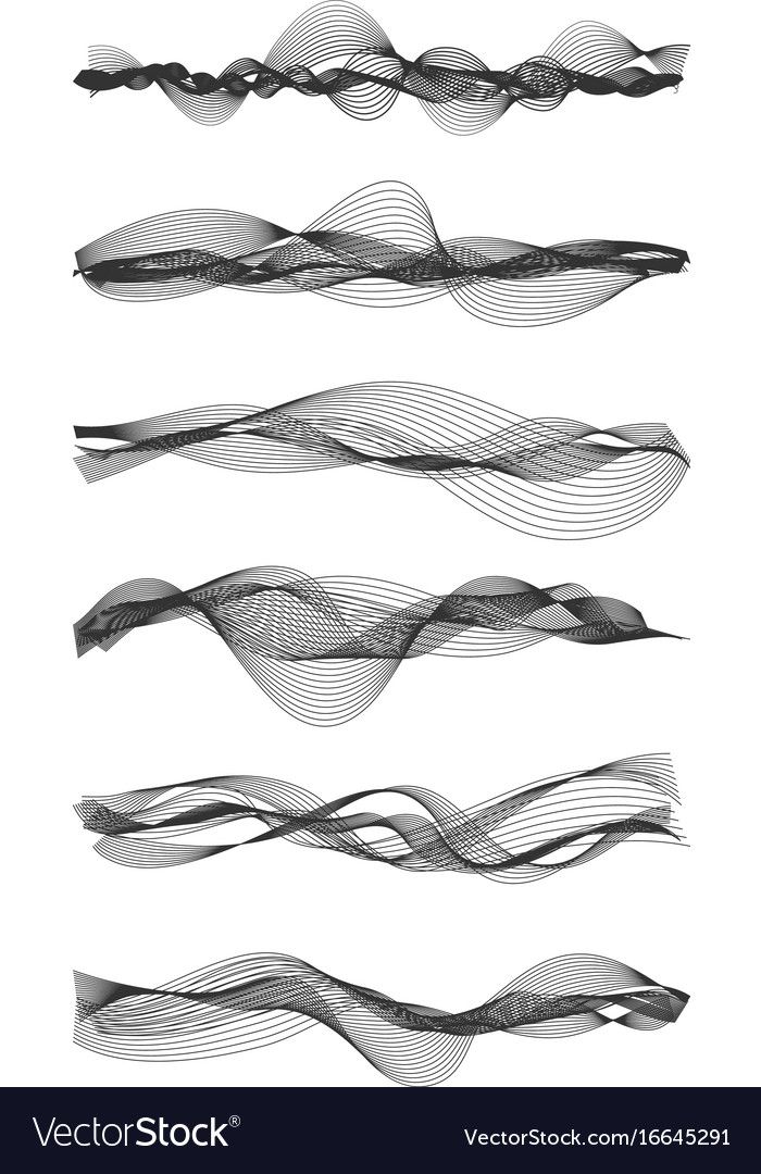 Music sound waves vector on VectorStock HD Wallpaper