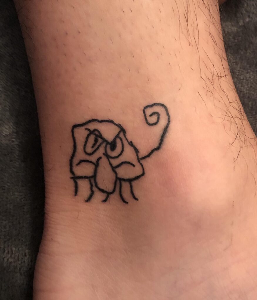 My Doodle Squidward By Kelsey Leigh From 33 Lions Tattoo