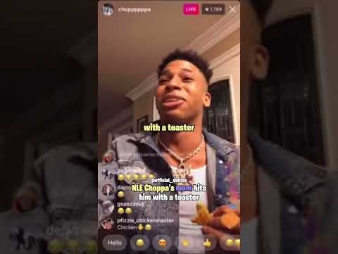 Nle Choppa’s Mom Hits Him With A Toaster