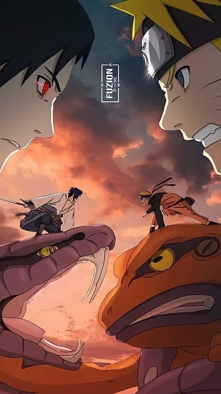 Wallpaper Naruto Shippuden || Naruto Vs Sasuke