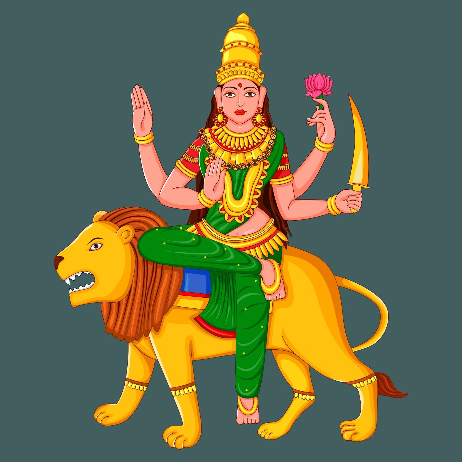 Navratri , Day 6: Date, Color of the Day, Maa
