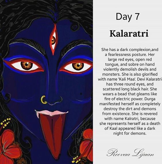 Navratri -Day 7- Kalratri