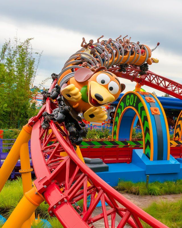 Never went to Slinky Dog Dash, at least I have a good picture XD