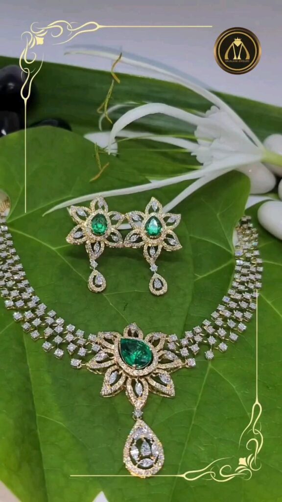 New Diamond Necklaces By Mahalaxmi Jewellers Jaipur Images