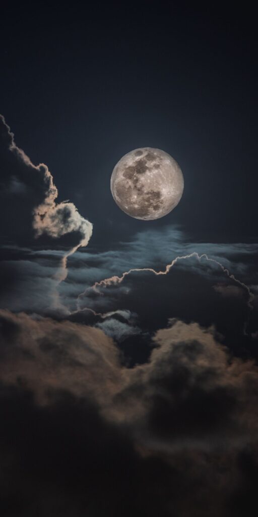 Night Clouds And Moon Sky Images