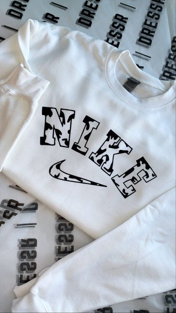 Nike Cow Print Sweat Shirt!!