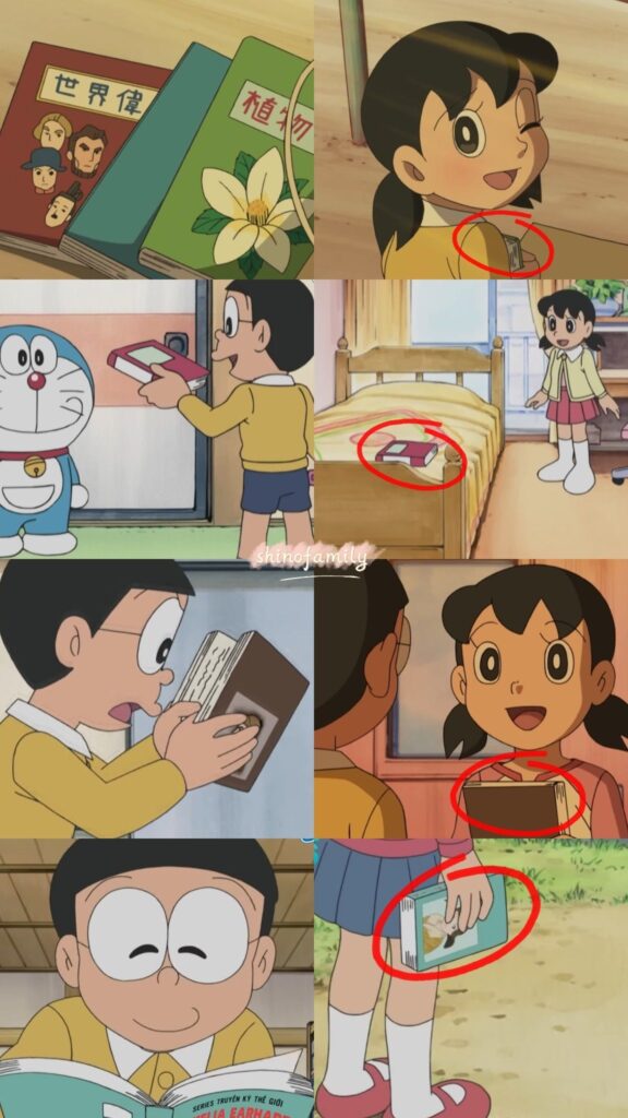 Nobita Only Reads Shizuka'S Books