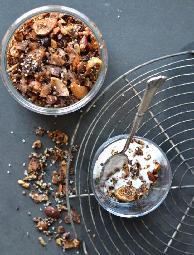 Nutty Christmas Granola With Your Favourite Holiday Flavour - A Tasty Love Story