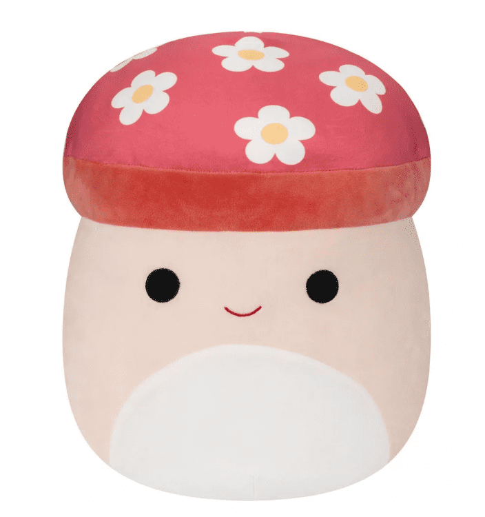 Official Kellytoy Squishmallows 16" Malcolm the Mushroom Special Edition Daisy T