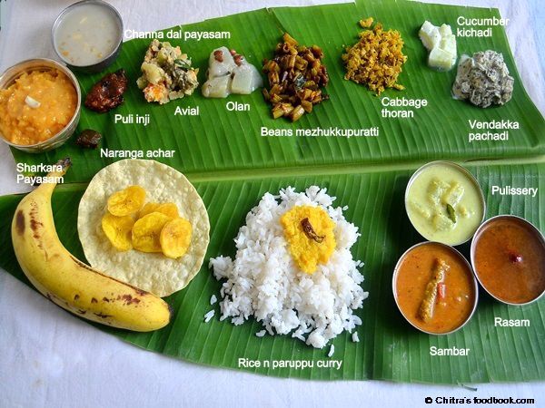 Onam Festival Food | Kerala Onam Sadya Lunch Menu