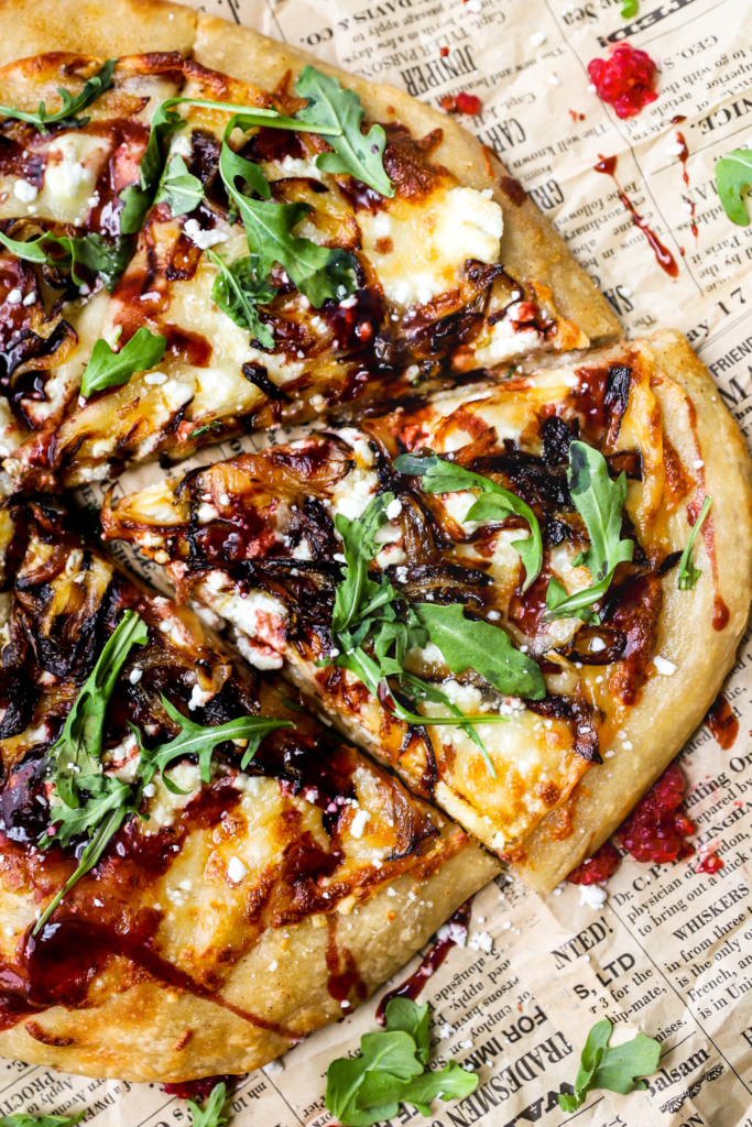 Onion And Goat Cheese Pizza