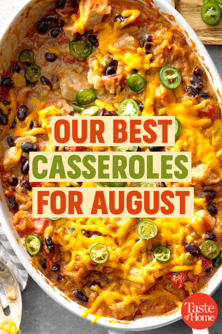 Our Best Casseroles For August Images