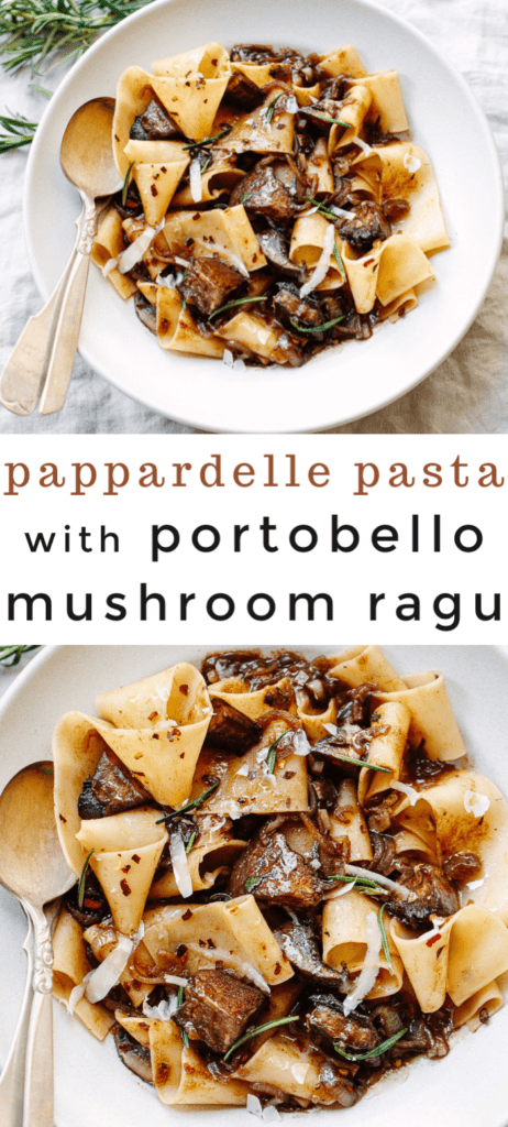 Pappardelle Pasta With Portobello Mushroom Ragu Images