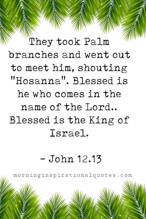 Palm Sunday Quotes and Saying With Images Pictures