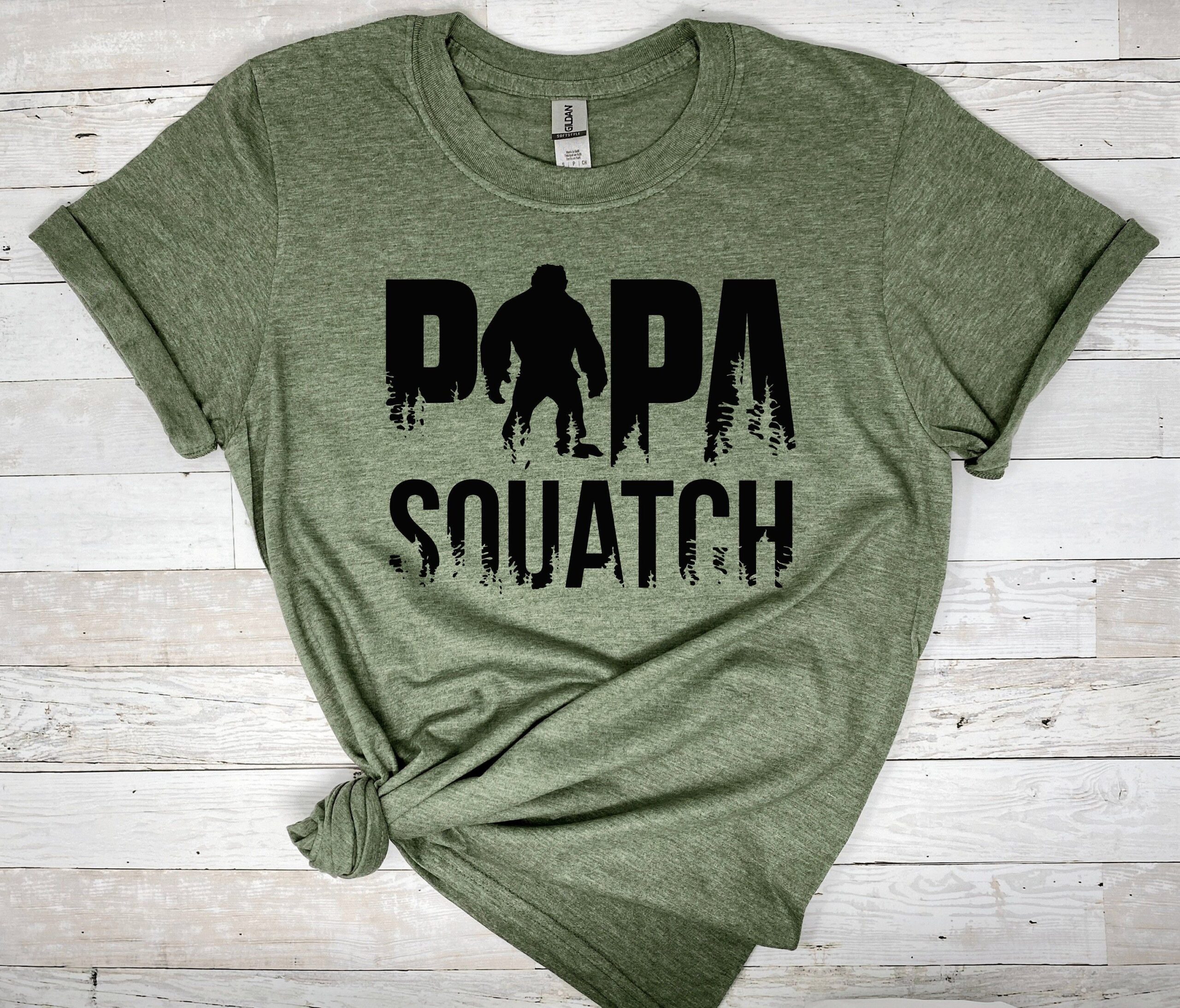 Papa Squatch Shirt Bigfoot Dad T,shirt Bigfoot Shirt , Etsy