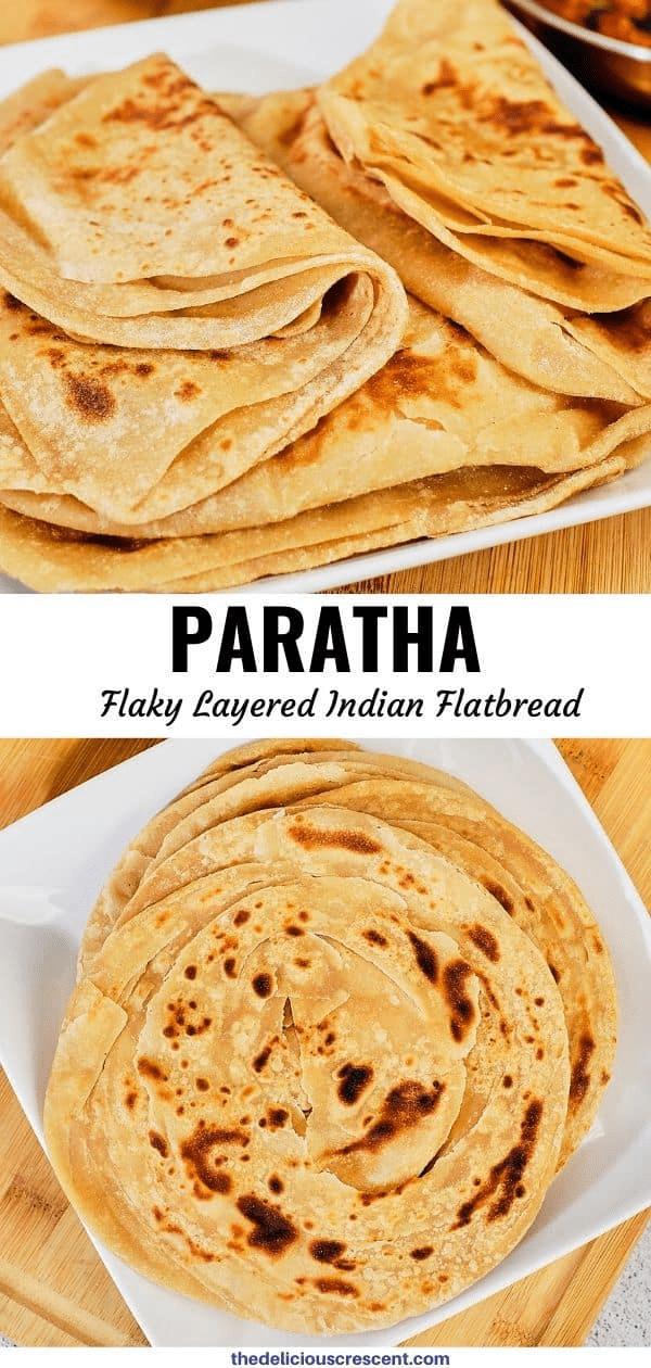 Paratha (Layered Indian Flatbread) Images