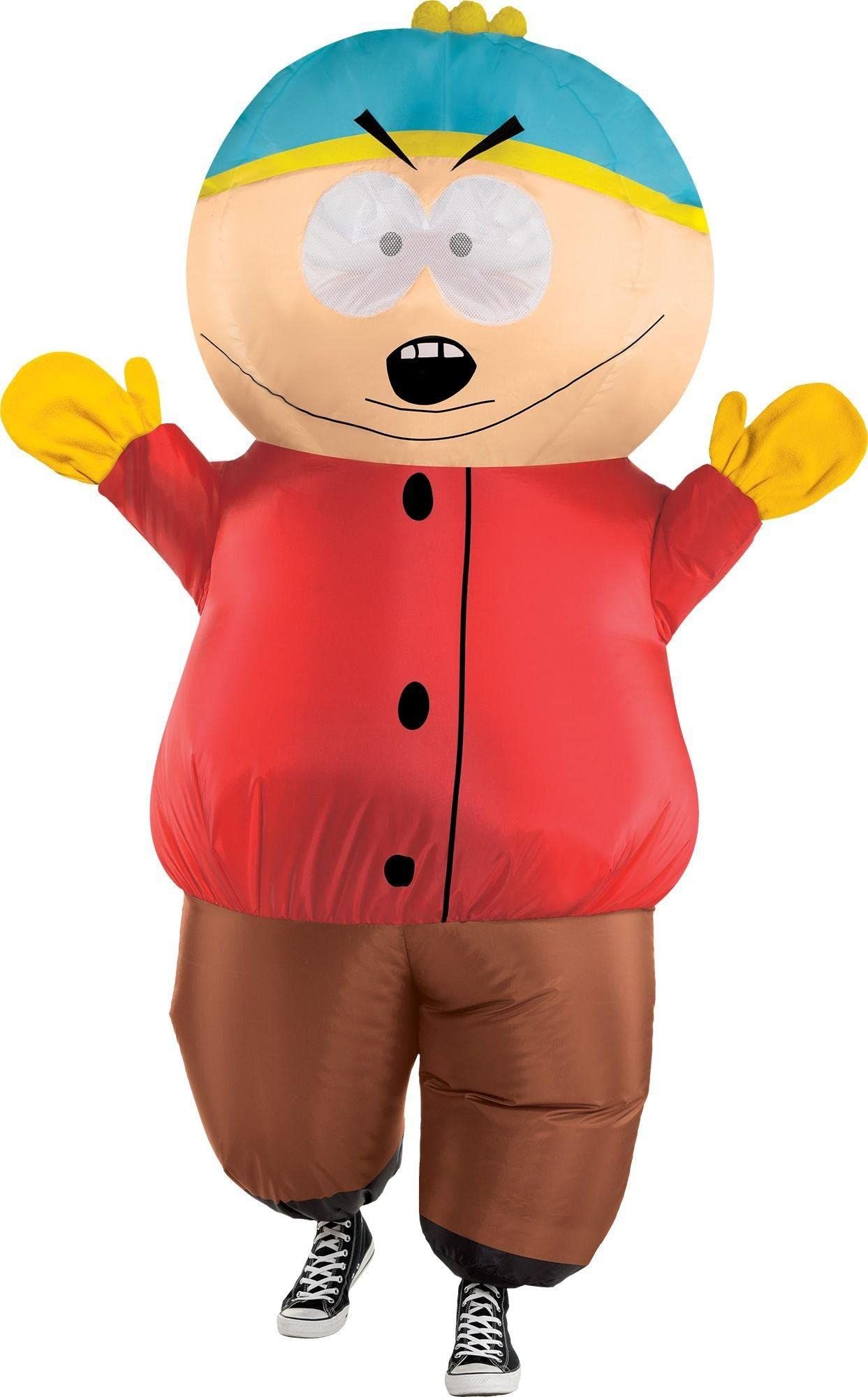 Party City Inflatable Cartman Halloween Costume for Adults, South Park, Standard