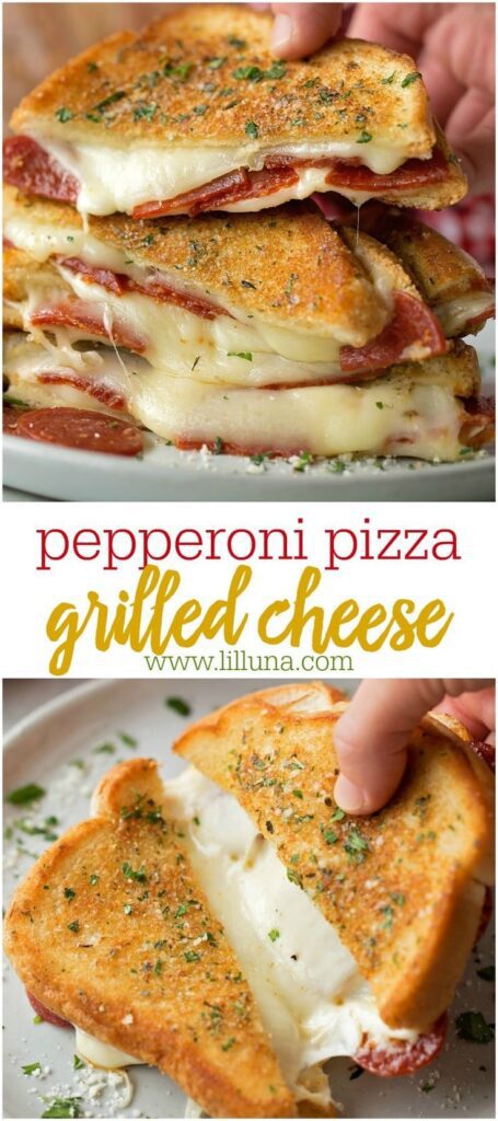 Pepperoni Pizza Grilled Cheese Lil Luna Images