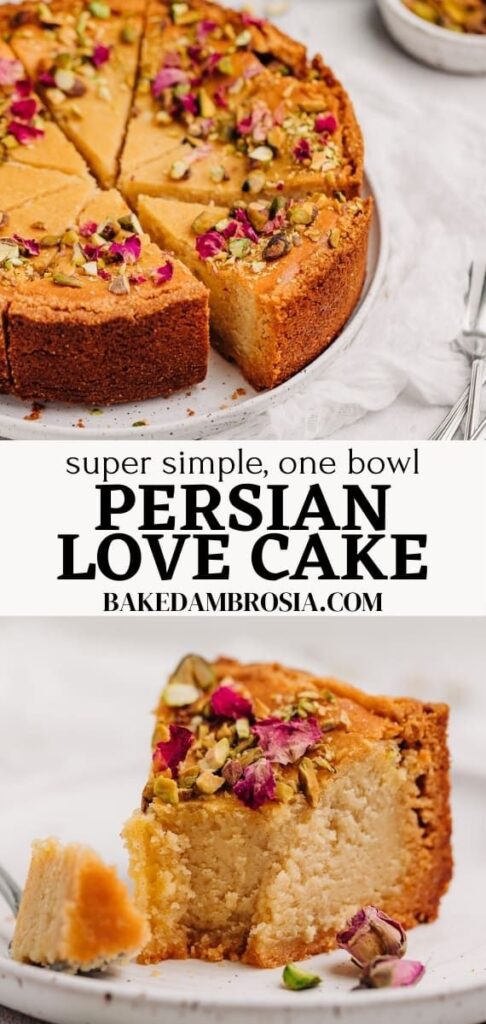 Persian Love Cake Recipe With Almond Flour And Rose Images
