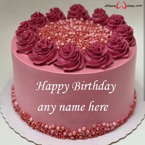 Personalised Birthday Cake with Name Edit - Best Wishes Birthday Wishes With Nam