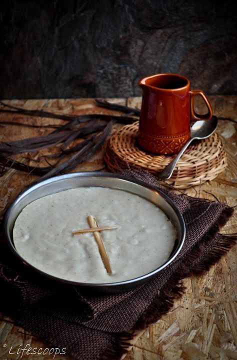 Pesaha / INRI Appam with Paal (Traditional Unleavened Bread for Maundy Thursday)