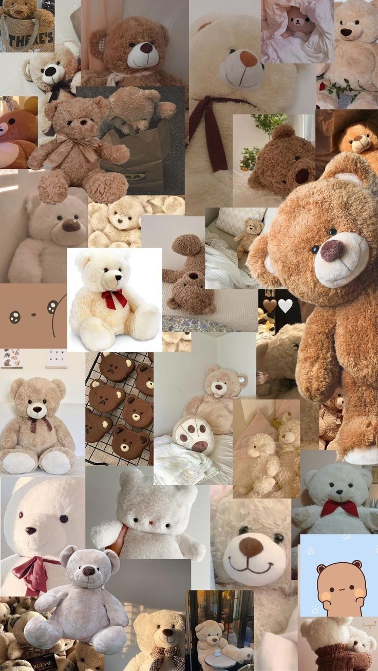 Phone , iPhone , Cute , Teddy Bear HD Wallpaper