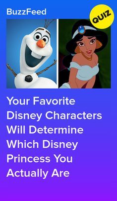 Pick A Bunch Of Disney Characters And We'll Tell You Which Disney Princess You A