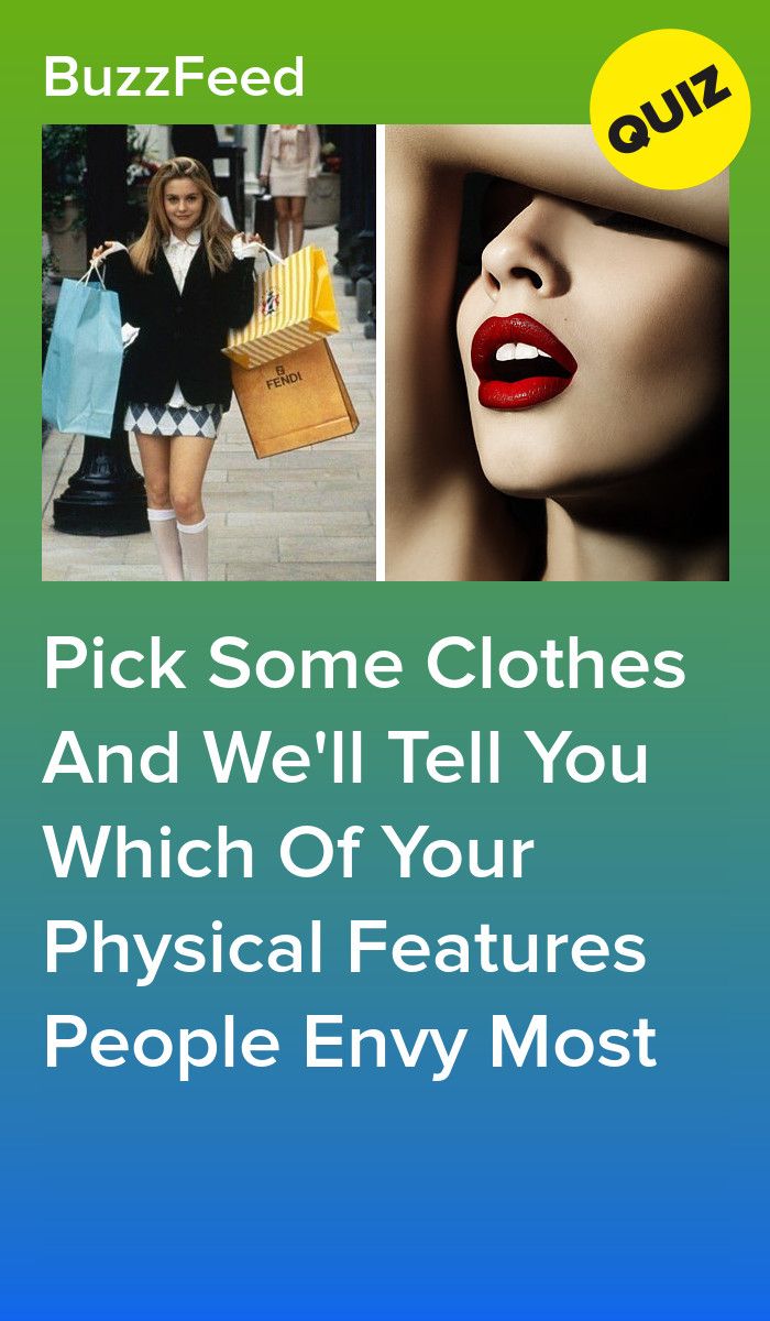 Pick Some Clothes And We’ll Tell You Which Of Your