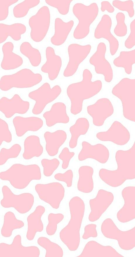 Pink Cow Print Wallpaper