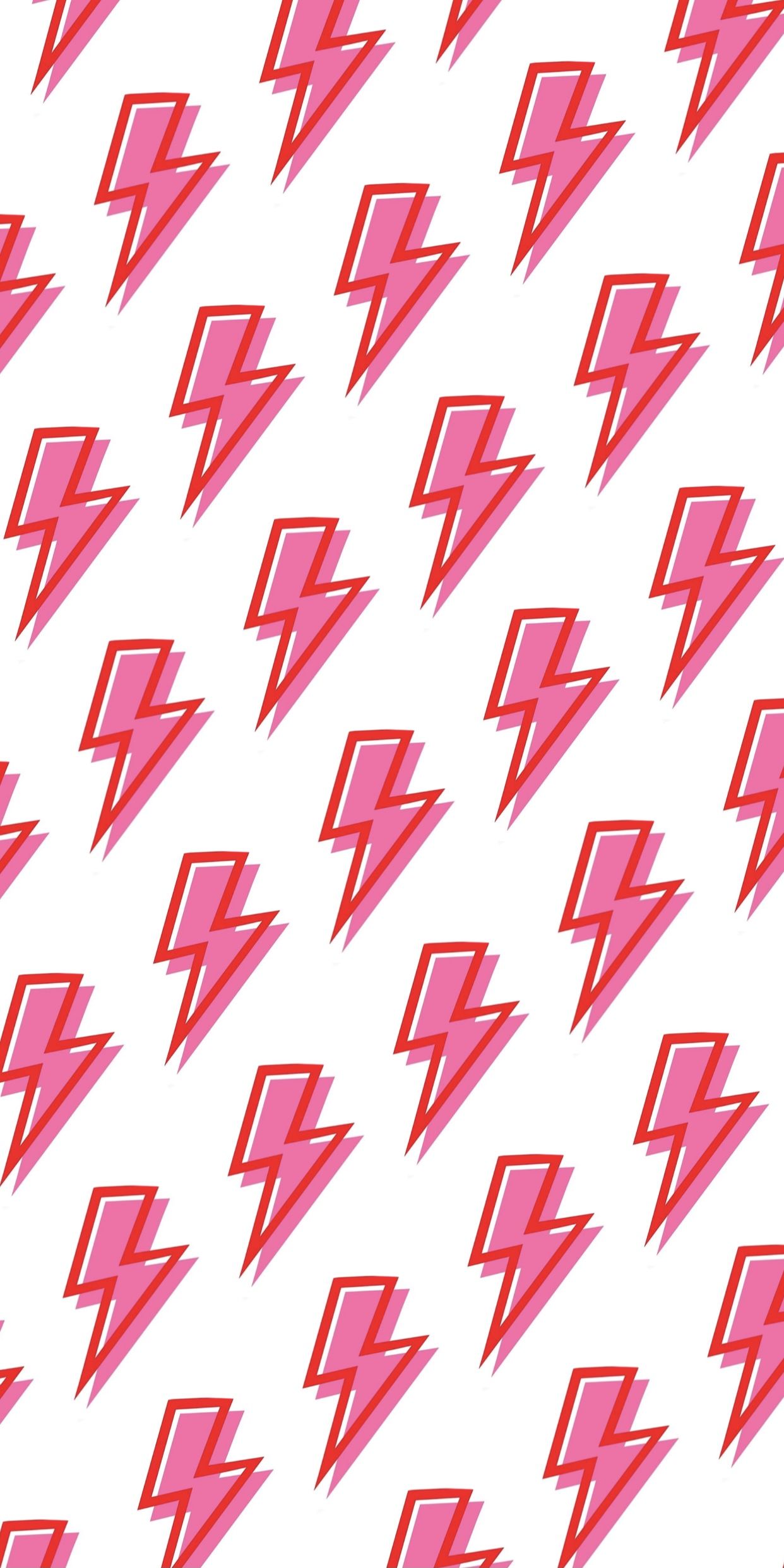 Pink lightning iPhone HD Wallpaper
