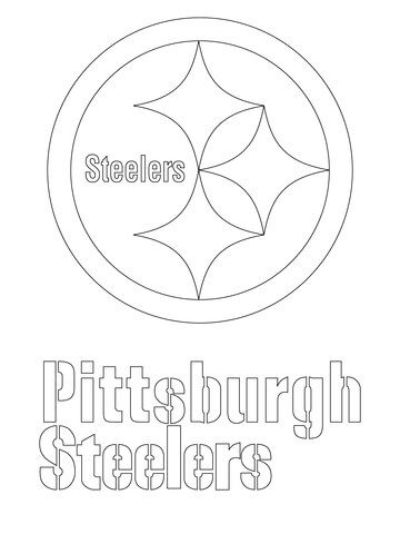 Pittsburgh Steelers Logo coloring page | Free Printable Coloring Pages