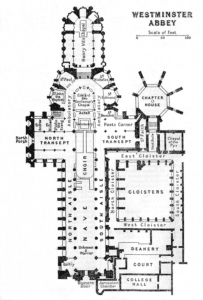 Plan of Westminster Abbey HD Wallpaper
