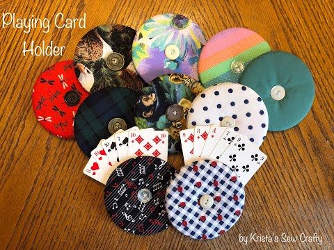 Playing Card Holder #playingcards #cardholder #sewing