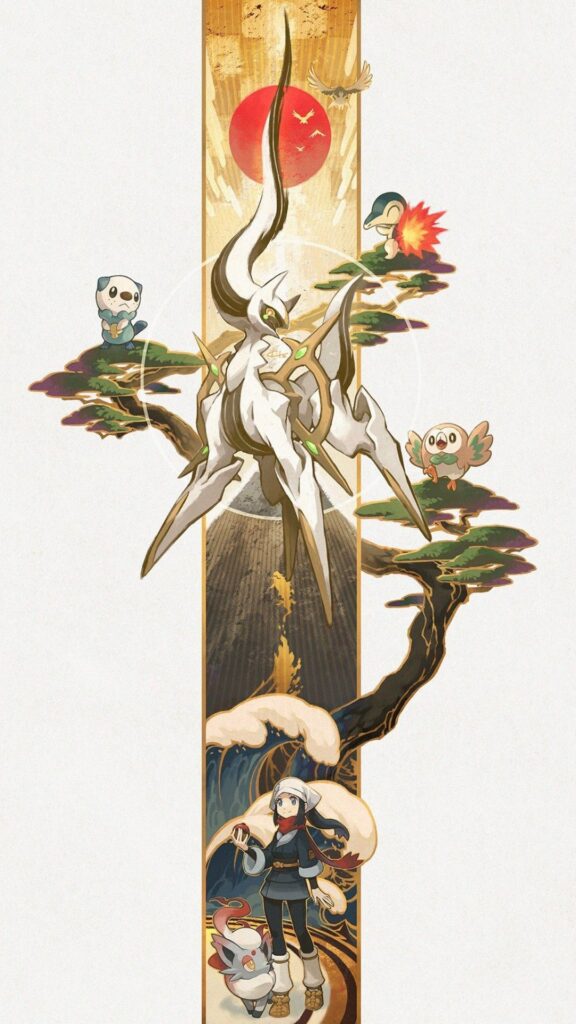 Pokemon Legends Arceus Wallpaper Ilustración