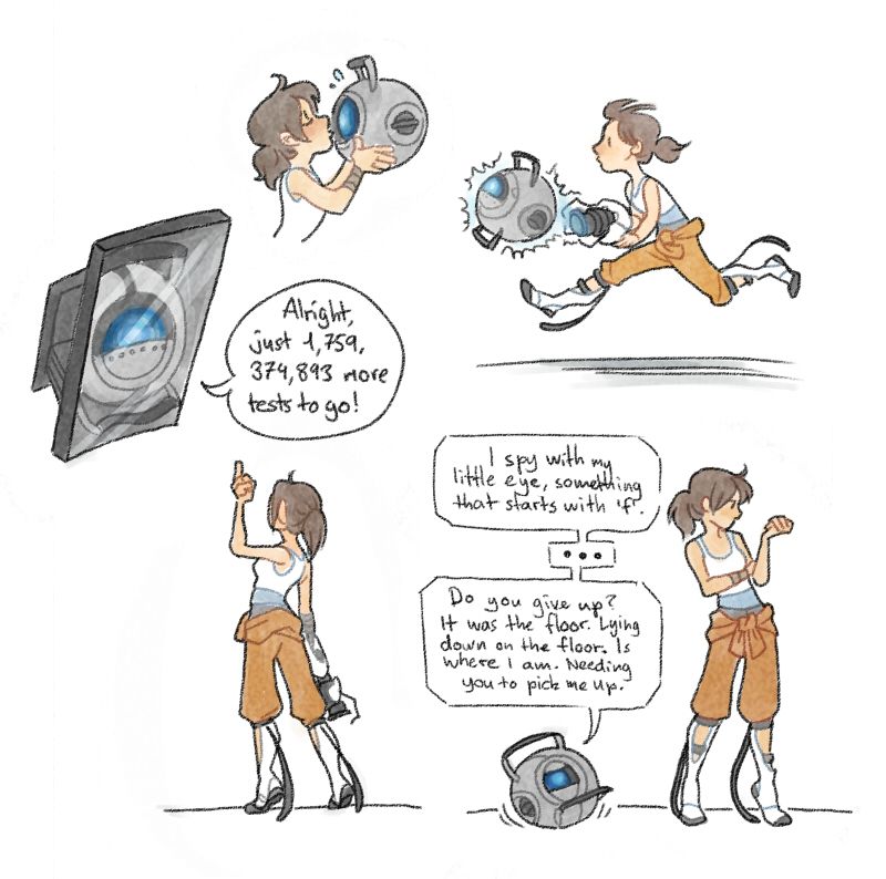 Portal Doodles By Snuffymcsnuff On Deviantart Images