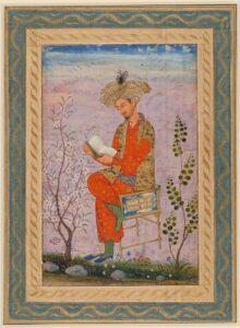 Portrait of the Mughal emperor Babur. Images