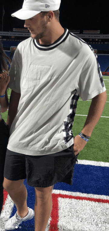 Posting a picture of Josh Allen wearing shorts every day until the NFL Draft. Da