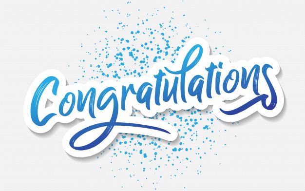 Premium Vector Congratulations Lettering Message Vector For Greeting Images