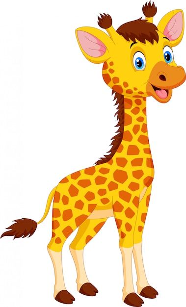 Premium Vector | Cute giraffe cartoon HD Wallpaper
