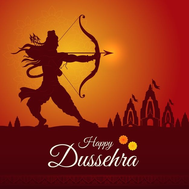 Premium Vector Happy Dussehra Festival Of India Happy Durga
