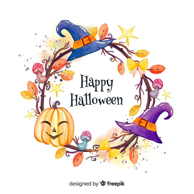 Premium Vector Happy Halloween Frame Background Images