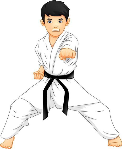 Premium Vector | Karate boy cartoon HD Wallpaper