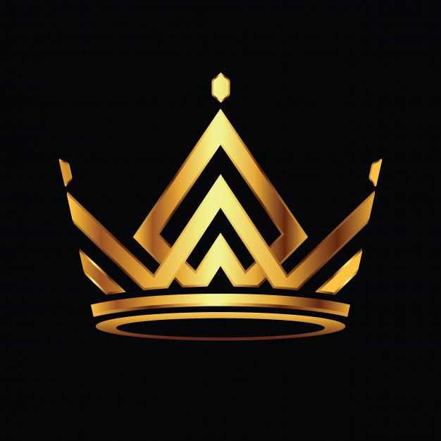 Premium Vector | Modern crown logo royal king queen abstract logo vector