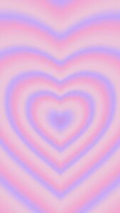 Premium Vector | Pastel pink rainbow gradient heart background vector illustrati HD Wallpaper