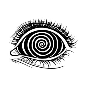Premium Vector | Psychedelic spiral eye HD Wallpaper