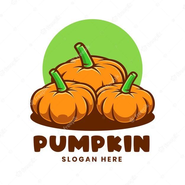 Premium Vector Pumpkin Cartoon Logo Template Images