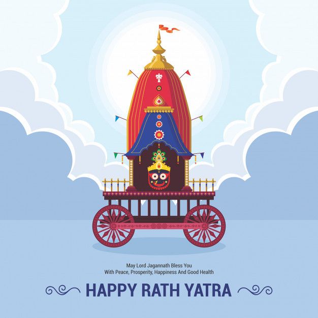 Premium Vector | Ratha Yatra Festival Celebration For Lord Jagannath, Balabhadra